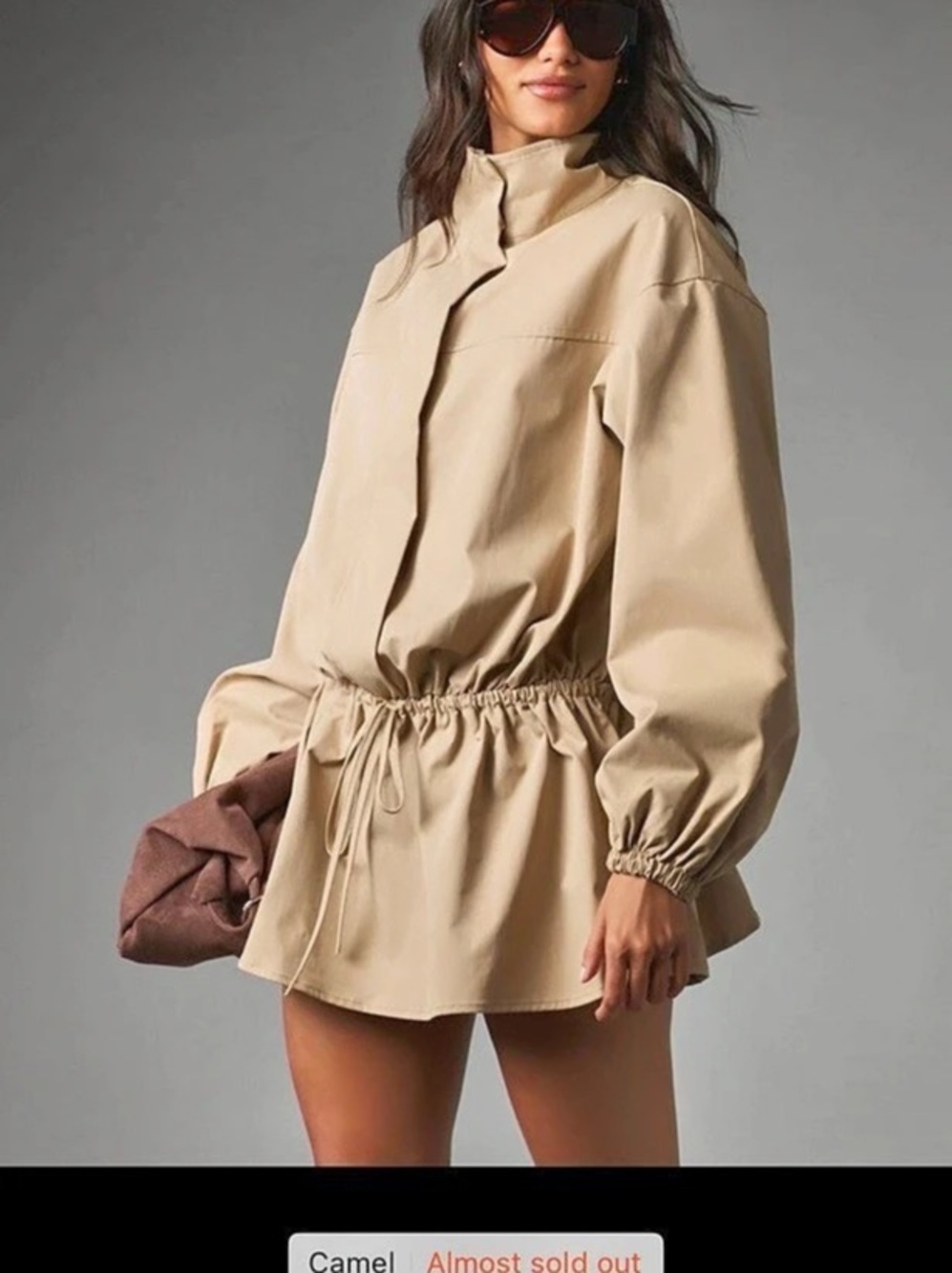 Drawstring Waist Jacket dress NWT
